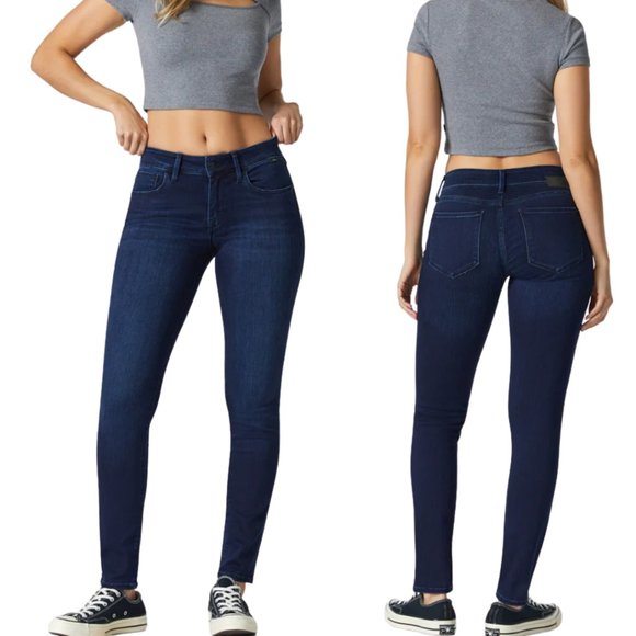 Mavi Denim - Mavi Jeans Alissa High Rise Women’s Skinny Jeans Dark Midnight Blue Size 31
